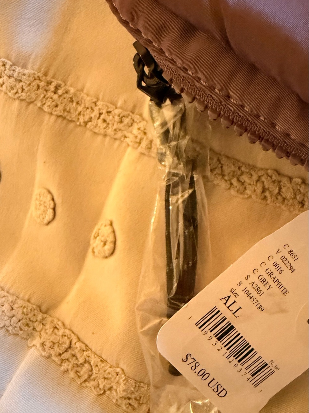 FP Movement by Free People Quilted Purple Mini Belt Bag - Picture 4 of 4
